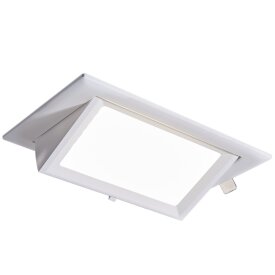 DOTLUX LED recessed ceiling spotlight FLEXA COLORselect, POWERselect 28W/38W 60° tiltable