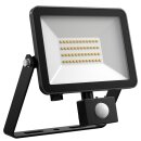 DOTLUX LED spotlight FLOORslim-sensor 30W 4000K black with motion detector PIR