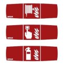 DOTLUX Extended pictogram set for EXIT LED emergency light (article 5389) Set of 3 pieces