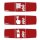DOTLUX Extended pictogram set for EXIT LED emergency light (article 5389) Set of 3 pieces