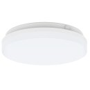 DOTLUX LED Luminaire apparent SURFACEsensor Ø300x62 25W 3000/4000/5700K COLORselect blanc