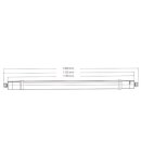 DOTLUX LED-Feuchtraumleuchte MISTRALsmart 22W/30W 4000K POWERselect IP65 1200mm durchverdrahtet