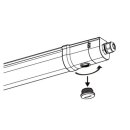 DOTLUX LED-Feuchtraumleuchte MISTRALsmart 22W/30W 4000K POWERselect IP65 1200mm durchverdrahtet