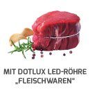 DOTLUX Tube à LED LUMENPLUS 150cm 18W couleur chair givré embout rotatif