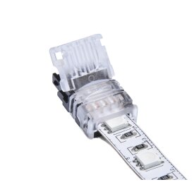 DOTLUX Klemmverbinder Streifen zu Kabel 4-polig für LED-Streifen 10mm RGB  IP20 (Set 5