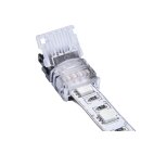 DOTLUX Strip to cable clamp connector 4-pin for LED strips 10mm RGB IP20 set of 5 pieces