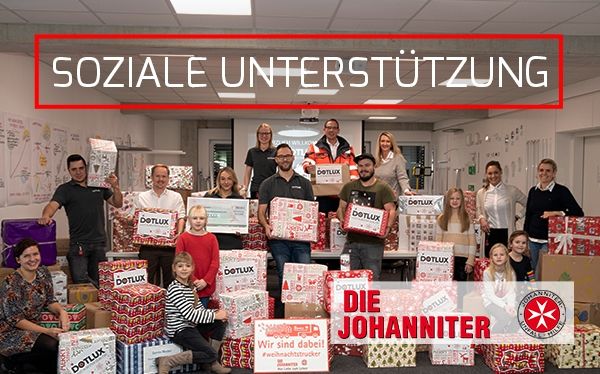 DOTLUX hilft – Johanniter Weihnachtstrucker 2021